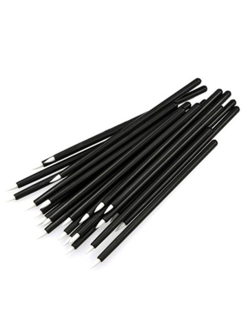 Wegwerp eyeliner applicators of brushes