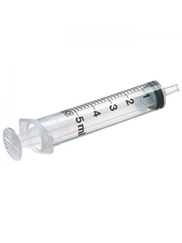 Spuiten disposable 5ml 3 delig luer-lock 100 stuks