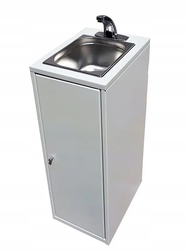 grijs Echt niet Weigering Mobiele draagbare wasbak wastafel lavabo geen / zonder wateraansluiting  nodig