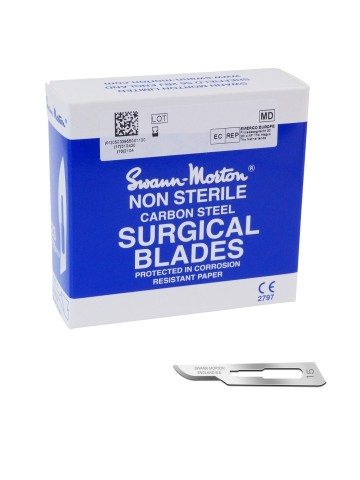 Swann Morton pedicure mesjes nummer 15 - niet steriel - 100 scalpels