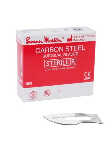 Swann Morton pedicure mesjes nummer 23 - steriel - 100 scalpels