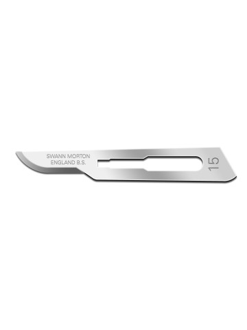 Swann Morton pedicure mesjes nummer 15 - steriel - 100 scalpels