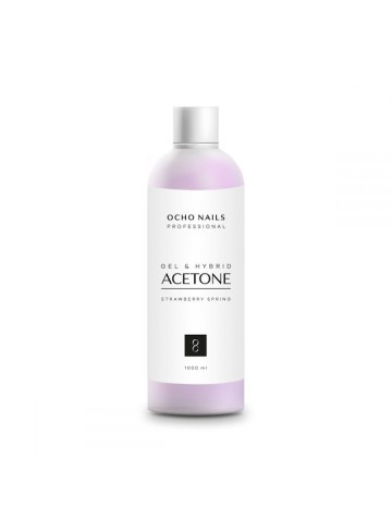 Aceton Aardbei (nagellak remover) 500ml of 1000ml voor professionals