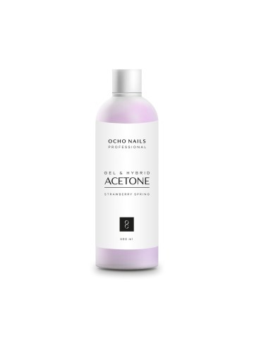 Aceton Aardbei (nagellak remover) 500ml of 1000ml voor professionals