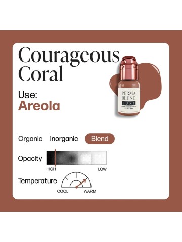 Perma Blend Luxe - Corageous Coral by Vicky Martin Areola 15ml.