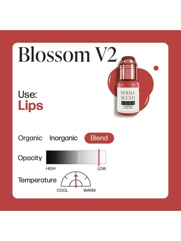 Perma Blend Luxe - Blossom V2 15ml. | Pigment voor Lip PMU