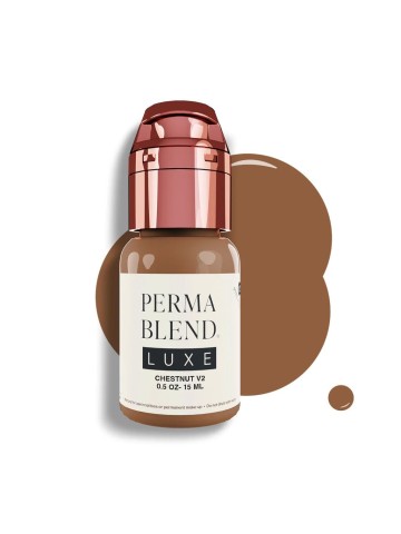 Perma Blend Luxe - Chestnut V2 15ml. | PMU Pigment voor wenkbrauwen