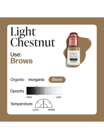 Perma Blend Luxe PMU Pigment - Light Chestnut | Lichte huidtypes