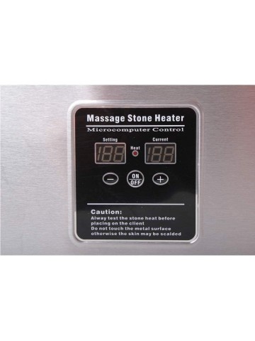 Hotstone Heater / Verwarmer 6l.- warme massage met hete stenen.