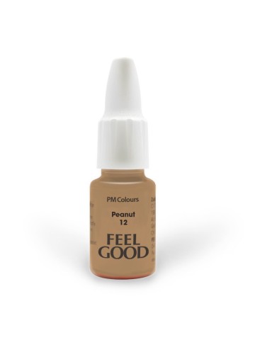 Feelgood Pigment - 12 - Peanut 4ml. is een zachte kleur welke geschikt is voor blonde dames of rossige dames.